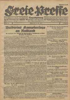 Freie Presse, Nr. 38 Mittwoch 25. Mai 1927 3. Jahrgang