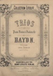 Trios pour Piano, Violon & Violoncelle