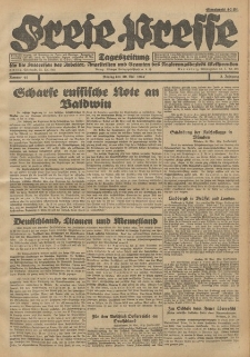 Freie Presse, Nr. 41 Montag 30. Mai 1927 3. Jahrgang