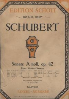 Sonate A moll. Op. 42