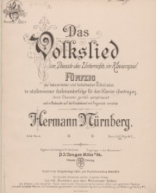 Das Volkslied im Dienste des Unterrichts im Klavierspiel : b