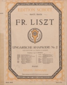 Ungarische Rhapsodie. Nr 2