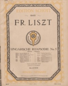 Ungarische Rhapsodie. Nr 5