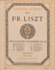Ungarische Rhapsodie. Nr 13