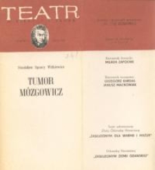 Tumor Mózgowicz - program teatralny