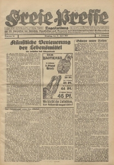 Freie Presse, Nr. 59 Dienstag 21. Juni 1927 3. Jahrgang