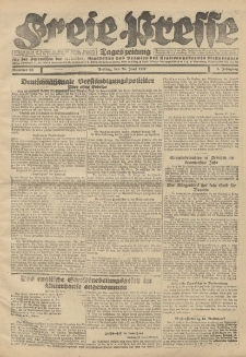 Freie Presse, Nr. 62 Freitag 24. Juni 1927 3. Jahrgang