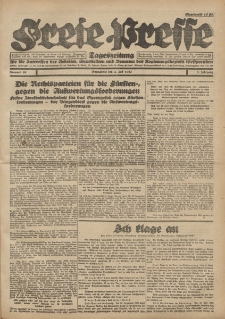 Freie Presse, Nr. 69 Sonnabend 2. Juli 1927 3. Jahrgang