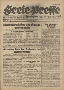 Freie Presse, Nr. 71 Dienstag 5. Juli 1927 3. Jahrgang