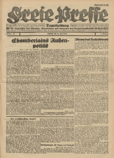 Freie Presse, Nr. 78 Mittwoch 13. Juli 1927 3. Jahrgang
