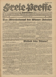 Freie Presse, Nr. 83 Dienstag 19. Juli 1927 3. Jahrgang