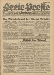 Freie Presse, Nr. 83 Dienstag 19. Juli 1927 3. Jahrgang