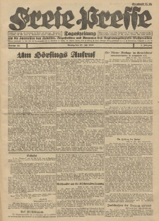 Freie Presse, Nr. 88 Montag 25. Juli 1927 3. Jahrgang