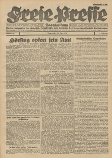 Freie Presse, Nr. 89 Dienstag 26. Juli 1927 3. Jahrgang