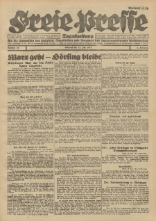 Freie Presse, Nr. 90 Mittwoch 27. Juli 1927 3. Jahrgang