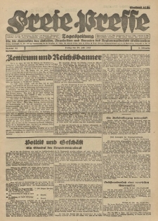 Freie Presse, Nr. 92 Freitag 29. Juli 1927 3. Jahrgang