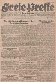 Freie Presse, Nr. 30 Montag 16. Mai 1927 3. Jahrgang