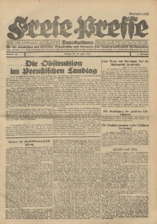 Freie Presse, Nr. 64 Montag 27. Juni 1927 3. Jahrgang