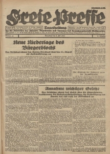 Freie Presse, Nr. 75 Sonnabend 9. Juli 1927 3. Jahrgang