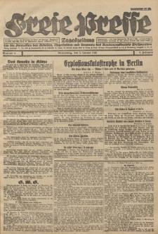 Freie Presse, Nr. 4 Donnerstag 5. Januar 1928 4. Jahrgang