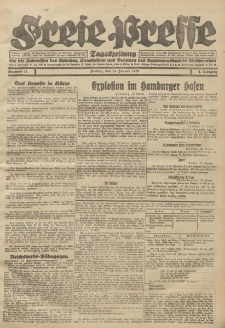 Freie Presse, Nr. 11 Freitag 13. Januar 1928 4. Jahrgang