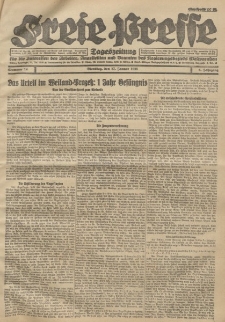 Freie Presse, Nr. 14 Dienstag 17. Januar 1928 4. Jahrgang