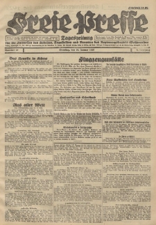 Freie Presse, Nr. 20 Dienstag 24. Januar 1928 4. Jahrgang
