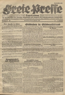 Freie Presse, Nr. 24 Sonnabend 28. Januar 1928 4. Jahrgang