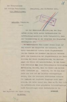 Der Oberpräsident der Provinz Ostpreußen (O.P.7880. I. 2 Ang.)