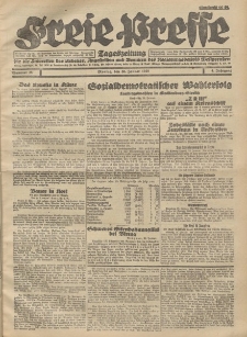 Freie Presse, Nr. 25 Montag 30. Januar 1928 4. Jahrgang