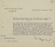 Städt. Verkehrsamt Elbing. V. A. 492/32