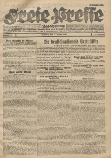 Freie Presse, Nr. 26 Dienstag 31. Januar 1928 4. Jahrgang