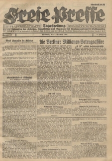 Freie Presse, Nr. 27 Mittwoch 1. Februar 1928 4. Jahrgang