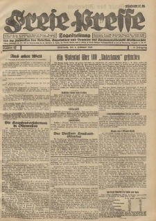 Freie Presse, Nr. 28 Donnerstag 2. Februar 1928 4. Jahrgang