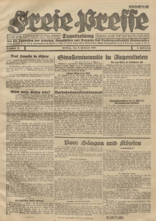 Freie Presse, Nr. 29 Freitag 3. Februar 1928 4. Jahrgang