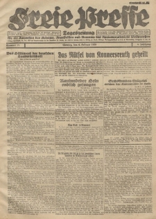 Freie Presse, Nr. 31 Montag 6. Februar 1928 4. Jahrgang