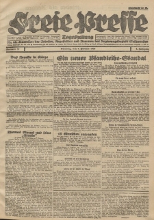 Freie Presse, Nr. 32 Dienstag 7. Februar 1928 4. Jahrgang