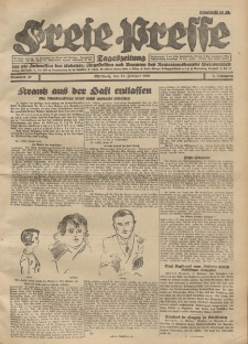 Freie Presse, Nr. 39 Mittwoch 15. Februar 1928 4. Jahrgang