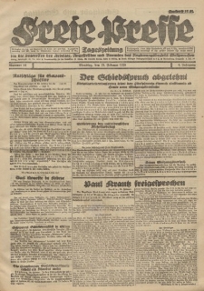 Freie Presse, Nr. 44 Dienstag 21. Februar 1928 4. Jahrgang