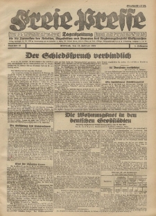 Freie Presse, Nr. 45 Mittwoch 22. Februar 1928 4. Jahrgang