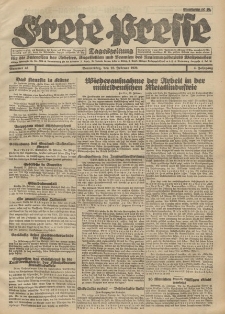 Freie Presse, Nr. 46 Donnerstag 23. Februar 1928 4. Jahrgang