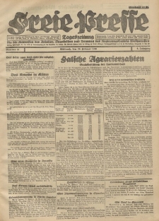 Freie Presse, Nr. 51 Mittwoch 29. Februar 1928 4. Jahrgang