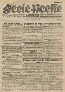 Freie Presse, Nr. 52 Donnerstag 1. März 1928 4. Jahrgang