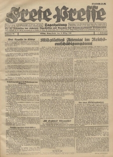 Freie Presse, Nr. 54 Sonnabend 3. März 1928 4. Jahrgang