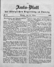 Amts-Blatt der Königlichen Regierung zu Danzig, 24. März 1869, Nr. 12