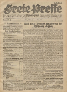 Freie Presse, Nr. 57 Mittwoch 7. März 1928 4. Jahrgang
