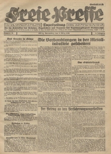 Freie Presse, Nr. 58 Donnerstag 8. März 1928 4. Jahrgang
