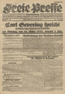 Freie Presse, Nr. 60 Sonnabend 10. März 1928 4. Jahrgang