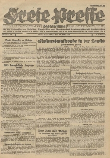 Freie Presse, Nr. 70 Donnerstag 22. März 1928 4. Jahrgang