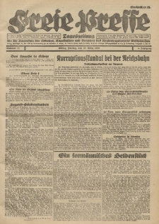 Freie Presse, Nr. 71 Freitag 23. März 1928 4. Jahrgang